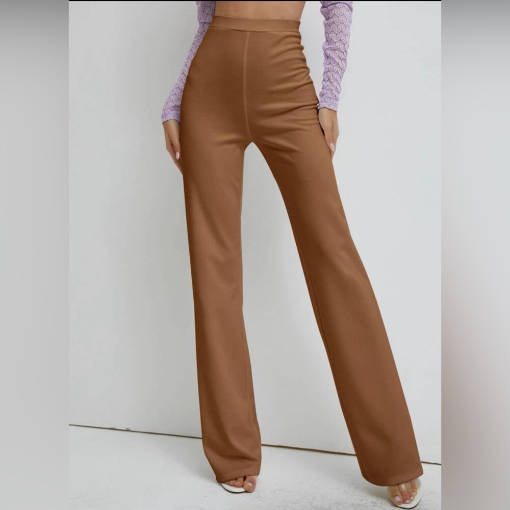 High waist straight leg pants- never been worn- no tags